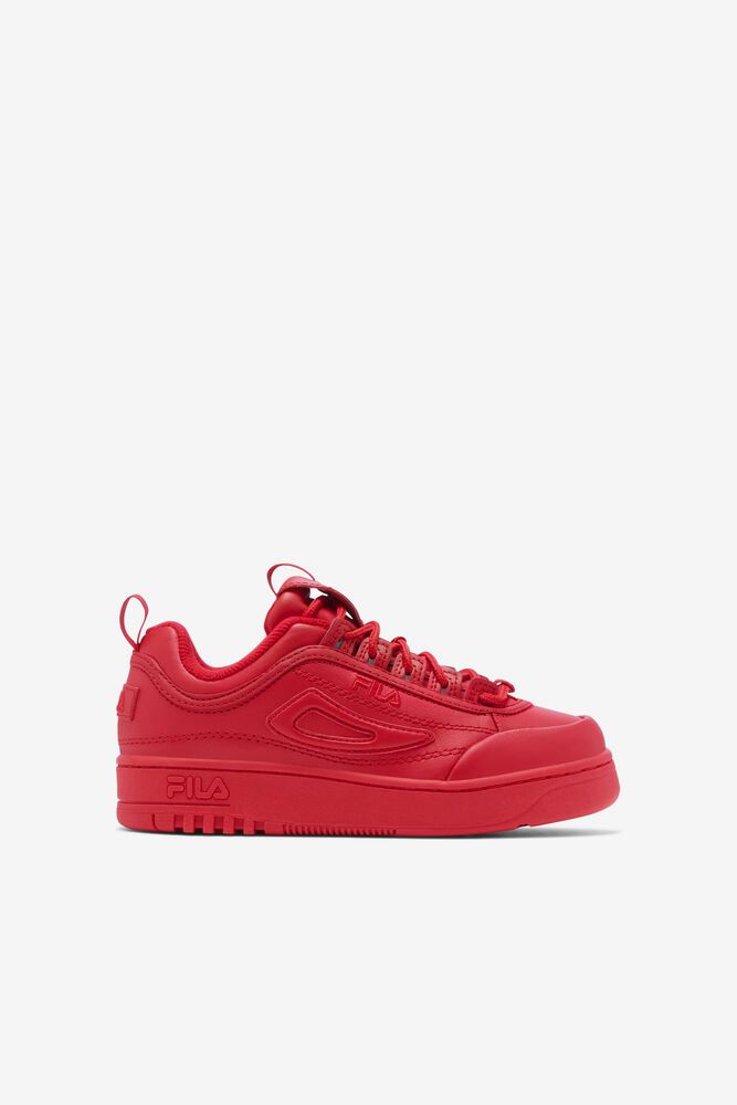 Fila Trainers Kids Red Disruptor 2 X Fx100 Luxe - Ireland 98315-ULWR